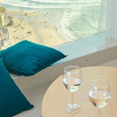 Sunny Sea View Studio Apartment Herzelia Exterior foto